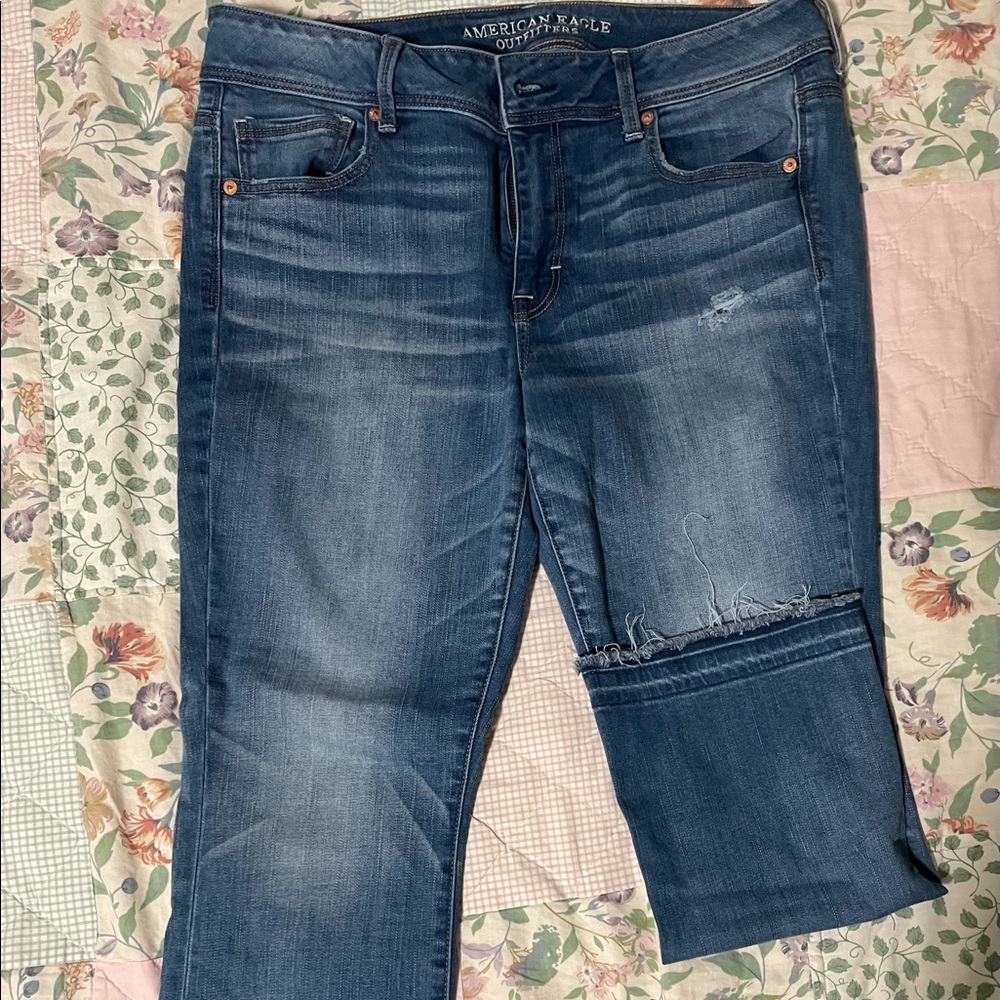 American Eagle Kick Crop Jean 16